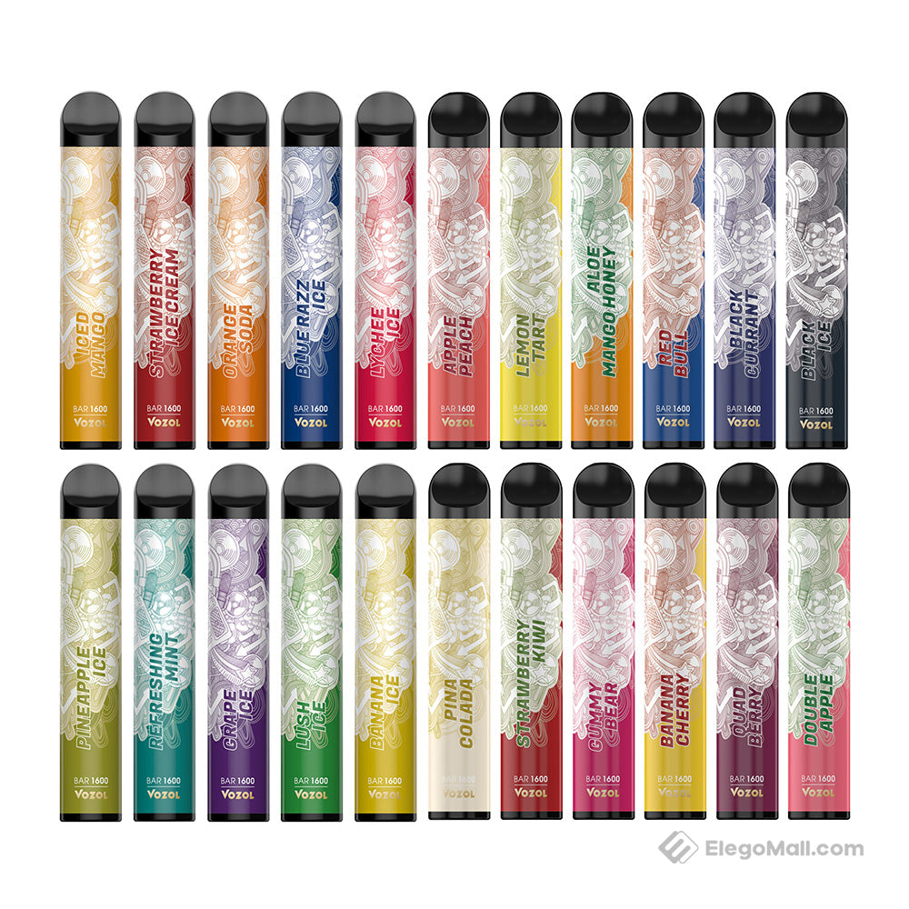 VOZOL Bar 1600 Disposable Kit 850mAh  Vapers Maputo
