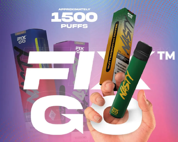 NASTY FIX GO 1500 Puff Disposable Pod 2%  Vapers Maputo