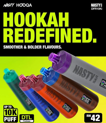Nasty Hooqa DTL 10000 Disposable - 3mg