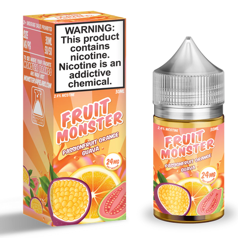 Fruit Monster - Passion Fruit Orange Guava | Nic Salt | 24mg | 30ml
