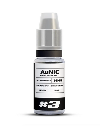 AuNic 3mg Freebase Shot (PG) (10ml)