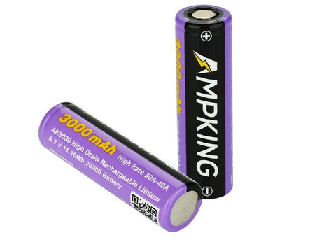 Ampking 3000mAh 20700 Battery (Single)