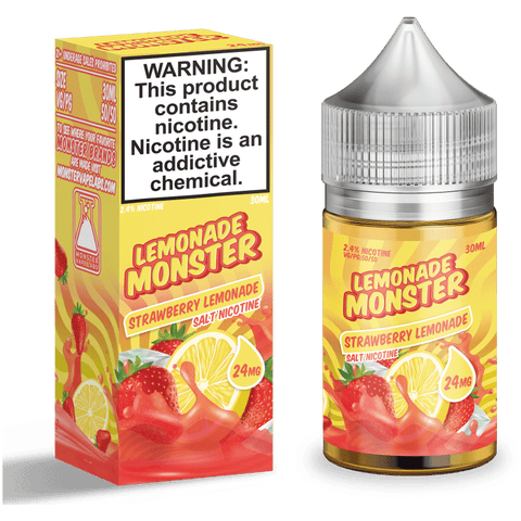 Strawberry Lemonade Monster Salt Nic - 30ml, 24mg