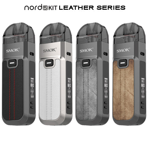 SMOK NORD 5 80W POD SYSTEM - LEATHER SERIE  Vapers Maputo