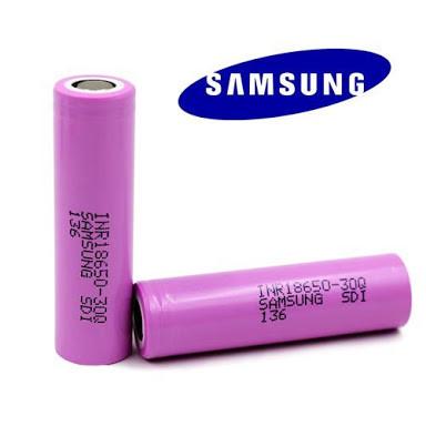 Samsung 30Q 3000mAh 15A 18560 Battery