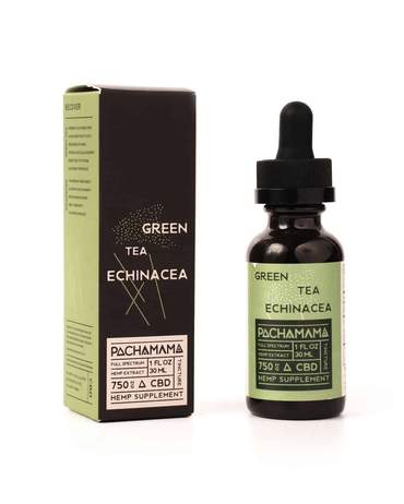 Pachamama CBD Green Tea Echinacea CBD Oil Tincture - 30ml / 1750mg